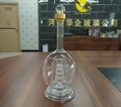 河间华企大容量酒瓶吹制玻璃酒瓶高硼硅玻璃酒瓶手工艺酒瓶