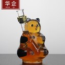 河間華企手工吹制玻璃工藝酒瓶高硼硅玻璃醒酒器定制酒瓶包裝