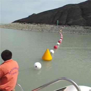 厂家直供河道浮球水面球状警示滚塑浮标塑料浮子