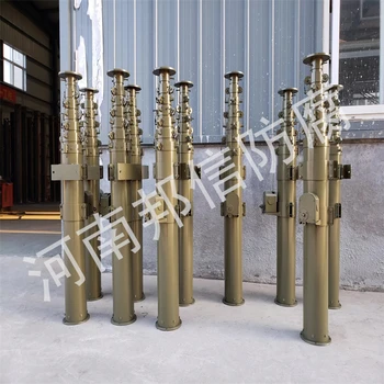 15米手動(dòng)升降桅桿，避雷針升降伸縮桿，可移動(dòng)天線升降桿