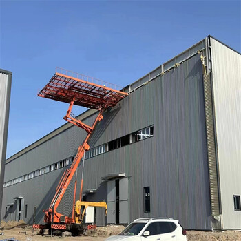 反吊頂平臺車27米高空壓瓦機鋼結(jié)構(gòu)屋面瓦機