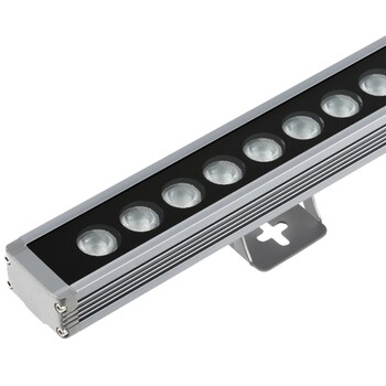公寓戶外樓體線條燈外控全彩洗墻燈明可諾dmx512輪廓燈