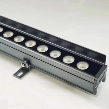 明可諾外控招牌全彩輪廓線條燈戶外樓體洗墻燈dmx512跑馬燈