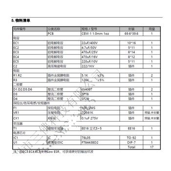 FT8443BD2直插18V500mA开关电源AC-DC芯片