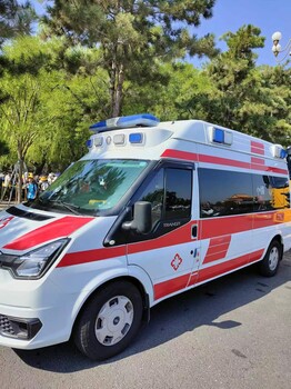 大足同仁救護(hù)車車轉(zhuǎn)運車-全程按公里收費