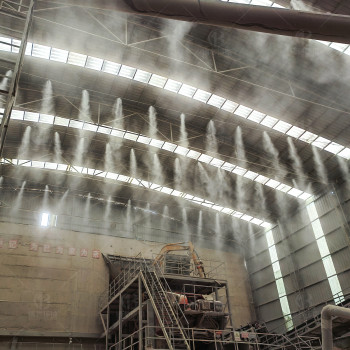 广西桂林矿区降尘喷雾装置/雾森除尘设备厂家-博驰环境环保喷雾