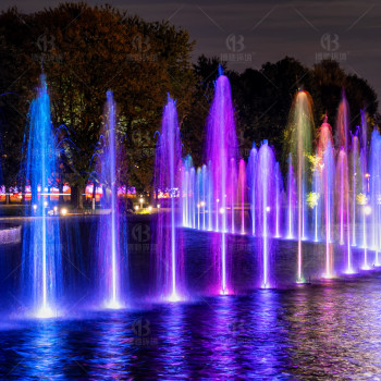 重庆景观喷泉设计/湖面音乐喷泉安装-博驰环境喷泉制造商