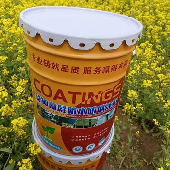冷庫氰凝高分子防水涂料耐沖擊性好污水池冷卻塔防腐