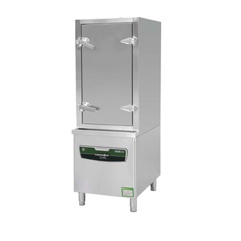 佰潔商用電磁爐LCDCZFG-1150/24雙門電磁蒸飯柜24盤電磁蒸飯車