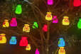 太原节日街道亮化彩灯led福袋灯3d立体福字灯钱袋子装饰灯