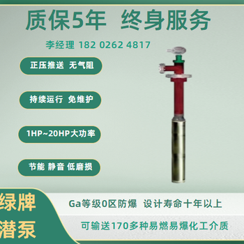 荊州供應(yīng)綠牌大流量化工液下泵質(zhì)保5年