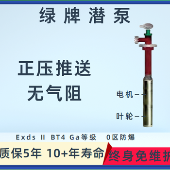 韶關(guān)供綠牌化工屏蔽泵質(zhì)保5年防爆潛泵