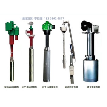 綠牌15kw大流量防爆液下泵BT4Ga等級