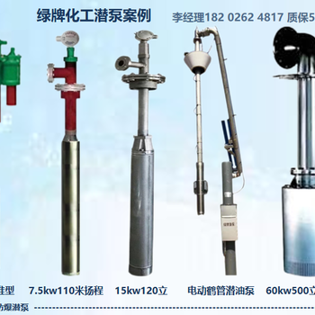 绿牌地下罐用防爆液下屏蔽泵质保5年