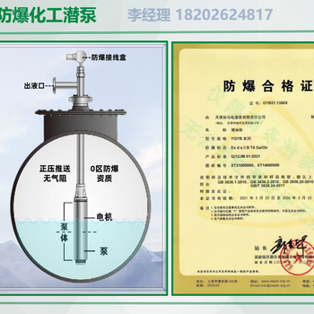 綠牌防爆潛污泵