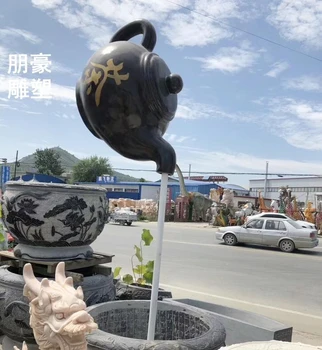 花園天壺雕塑價格-標(biāo)準(zhǔn)天壺雕塑生產(chǎn)-步行街展示選用