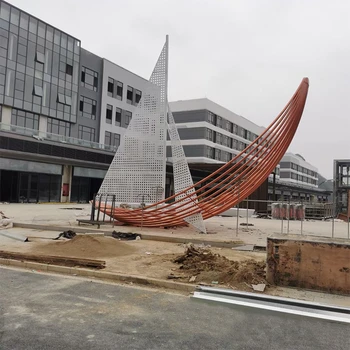 精選企業(yè)標(biāo)志帆船雕塑價(jià)格-創(chuàng)意帆船雕塑-抽象設(shè)計(jì)生產(chǎn)商