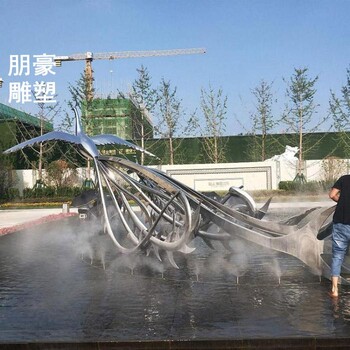 預定景觀藝術雀鳥雕塑制造商-中式雀鳥雕塑-商場素材指用