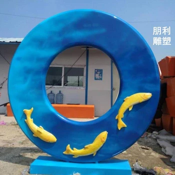 提供現(xiàn)代雙環(huán)雕塑工廠-庭院景觀雙環(huán)雕塑-旅游區(qū)擺放批發(fā)