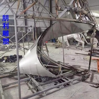 精選藝術(shù)紐帶雕塑生產(chǎn)-紐帶雕塑園林建筑-商場素材制作