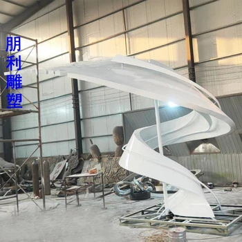 供需校園文化紐帶雕塑生產(chǎn)商-企業(yè)標(biāo)志紐帶雕塑-商場素材指用