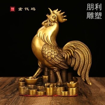 选用体育金鸡铜雕制作-金鸡铜雕景观-校园异形类制造