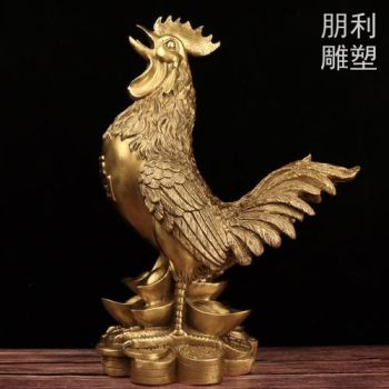 制造商景观金鸡铜雕生产商-标志金鸡铜雕-三维景观供求