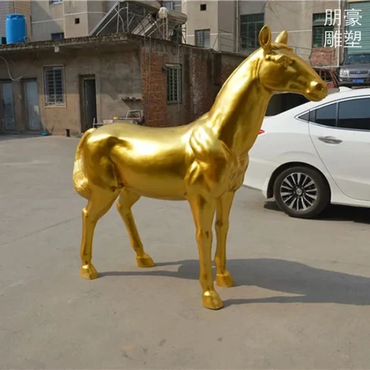 供給公園景觀銅雕發(fā)光元素花園小品承接飛馬銅雕工廠