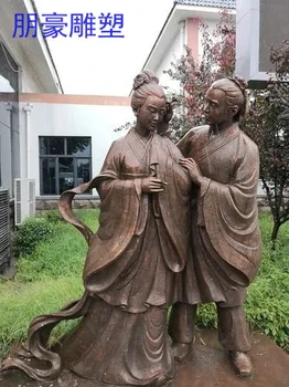 民俗雕塑制造商-園林景觀雕塑-不銹鋼民俗雕塑