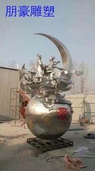 民俗雕塑制造商-園林景觀雕塑-不銹鋼民俗雕塑