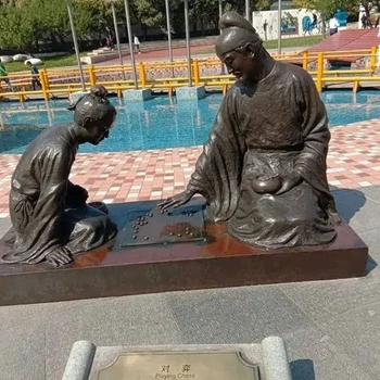 大型民俗雕塑批發(fā)-小區(qū)雕塑-不銹鋼民俗雕塑