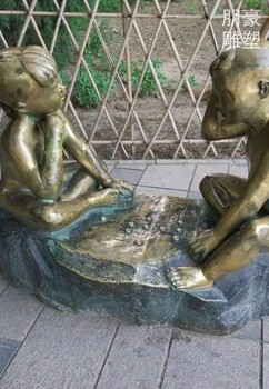 指用下棋銅雕標(biāo)志價格-景點標(biāo)識標(biāo)準(zhǔn)-各類下棋銅雕