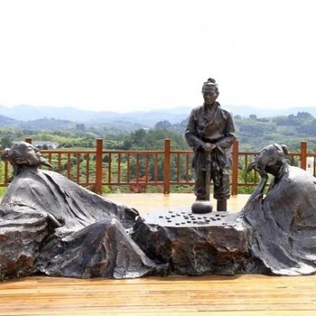 指用下棋銅雕標(biāo)志價格-景點標(biāo)識標(biāo)準(zhǔn)-各類下棋銅雕