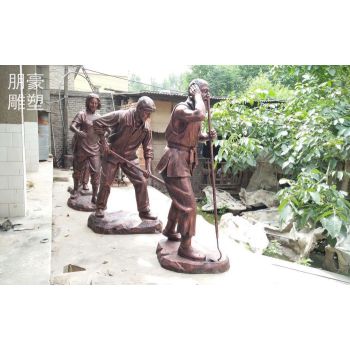 供应景观抽象农民雕像制作-酒店结构精选-景观农民雕像工程