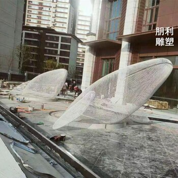 鋼管鯨魚雕塑-地標(biāo)擺件-江西藝術(shù)鯨魚雕塑生產(chǎn)廠家