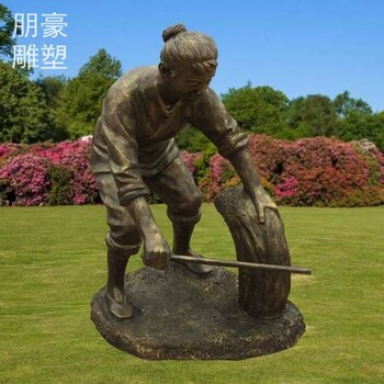 標(biāo)示農(nóng)耕雕塑工廠-城市裝飾-四川小區(qū)農(nóng)耕雕塑