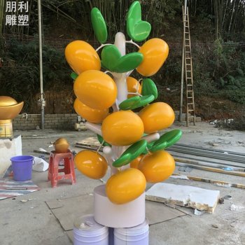 酒店香橙雕塑厂-透雕系列-西藏街头香橙雕塑