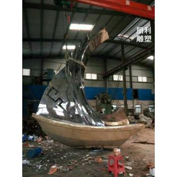 环境景观船艇雕塑生产-公园小品-青海镂空船艇雕塑