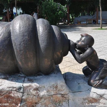 海螺雕塑定制生產商-村標概念-福建海螺玻璃鋼雕塑