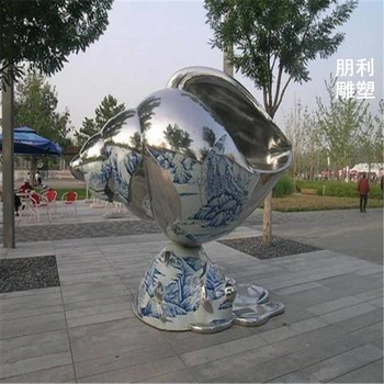 海螺雕塑定制生產商-村標概念-福建海螺玻璃鋼雕塑