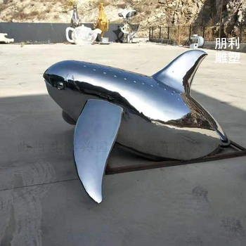海豚雕塑景觀生產(chǎn)廠家-多彩藝術(shù)-湖北室外海豚雕塑