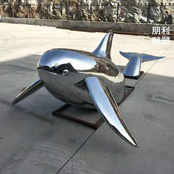 海豚雕塑景觀生產(chǎn)廠家-多彩藝術(shù)-湖北室外海豚雕塑