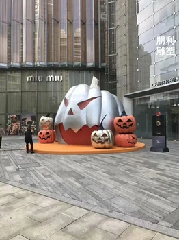 中式南瓜雕塑制作廠家-城市裝飾-重慶南瓜室外雕塑