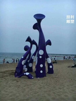 水母雕塑景觀生產(chǎn)廠家-城市雕塑-山西鐵藝水母雕塑