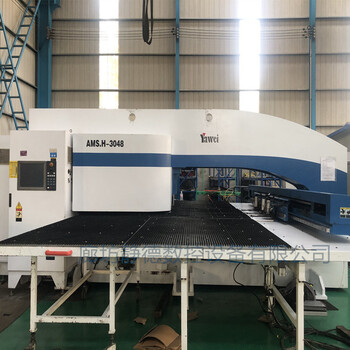 亞威全電伺服式數(shù)控轉(zhuǎn)塔沖床、數(shù)控沖床HPE3048帶自動上下料裝置
