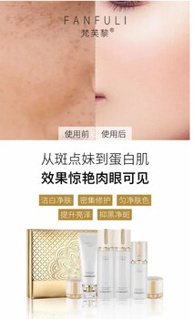 梵芙黎美白淡斑六件套化妝品原料廠家批發(fā)拿貨OEM貼牌代加工