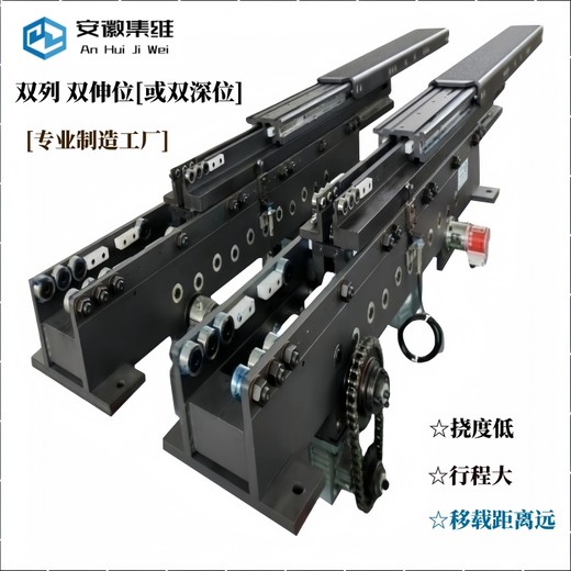 雙深位堆垛機伸縮牙叉_大量應(yīng)用于密集型智能倉儲系統(tǒng)中