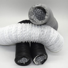 pvc铝箔复合卷膜双层伸缩软管排烟管新风软管空调通风管材料