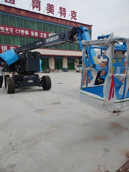 蓝牌高空作业平台租赁沧州剪叉式高空作业车年租直臂式高空作业车