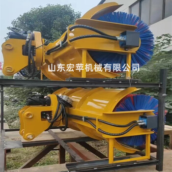宏蘋銷售挖掘機掃雪機滾刷掃雪機使用說明
